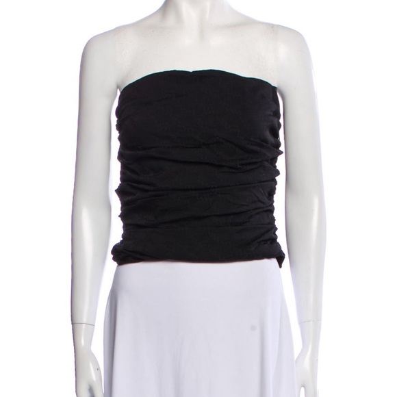 Miaou Black Silky Corset Top with Side Zipper | Size S | worn once - Picture 7 of 7